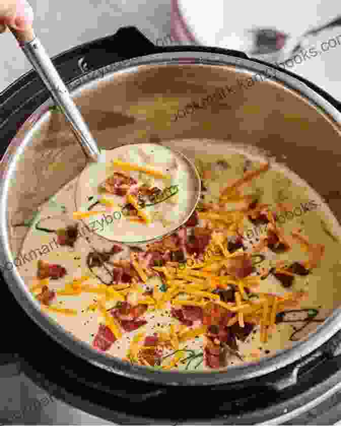 Creamy Chicken Bacon Soup Cooked In The Instant Pot Keto Instant Pot Cookbook: The Best Collection Of Ketogenic Recipes For Your Instant Pot