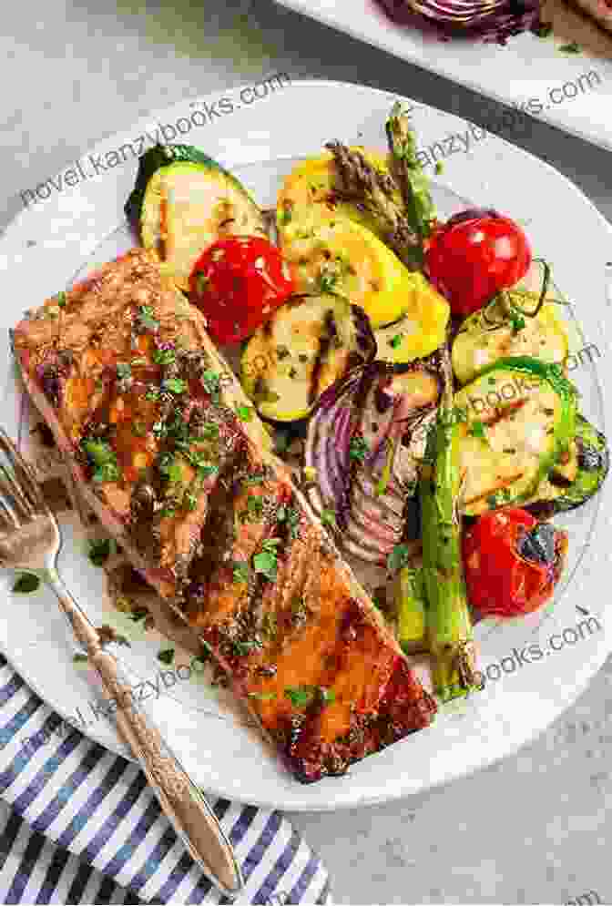 Grilled Salmon With Roasted Vegetables KetoFast Cookbook: Recipes For Intermittent Fasting And Timed Ketogenic Meals From A World Class Doctor And An Internationally Renowned Chef