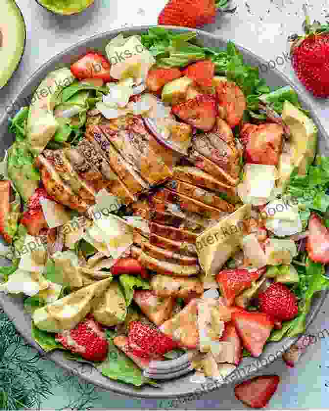 Image Of A Colorful Salad With Grilled Chicken AIP One Dish: Meals Prepped In 15 Minutes Or Less